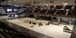 Inside the arena: The construction has begun Inside the arena: The construction has begun