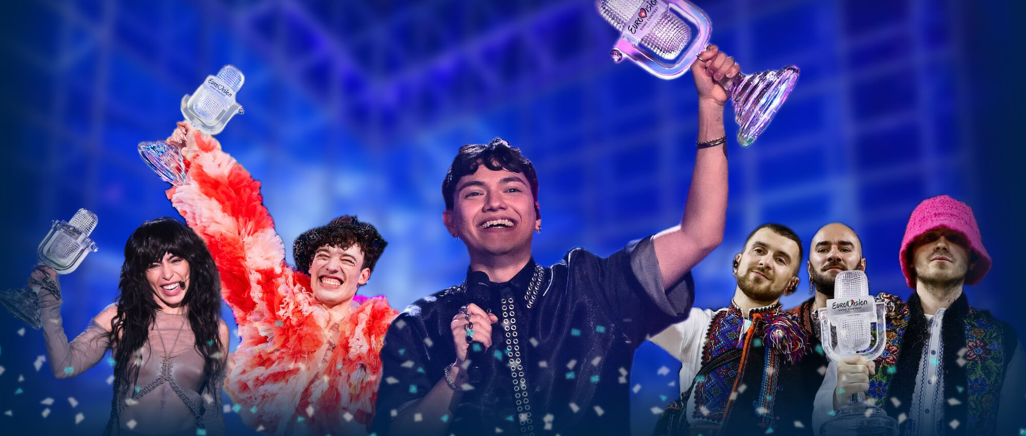Eurovision Winners: JJ, Loreen, Nemo, Kalush Orchestra