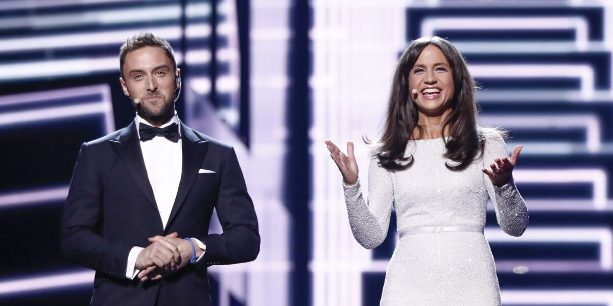 Eurovision 2016 Semi-final 1 opening: Måns Zelmerlöw and Petra Mede