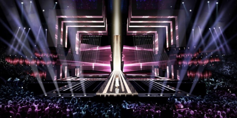 Here is the stage for Eurovision 2016