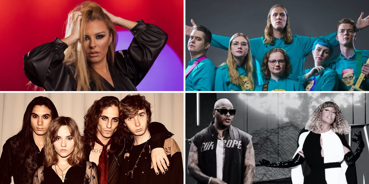Eurovision 2021: Anxhela Peristeri, Daði & Gagnamagnið, Måneskin, Senhit