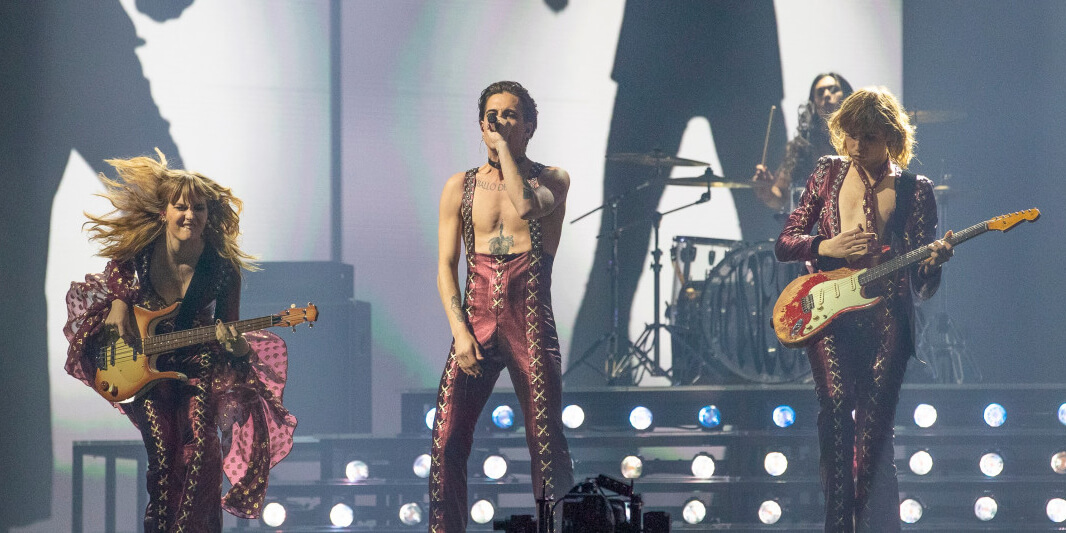 Eurovision 2021 Måneskin Italy Second Rehearsal