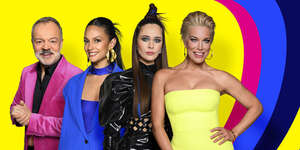 Eurovision 2023 hosts: Graham Norton, Alesha Dixon, Julia Sanina, Hannah Waddingham