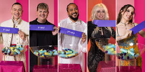Eurovision 2024: Big-5 draw