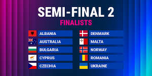 Eurovision 2026 Semi-final 2 Qualifiers