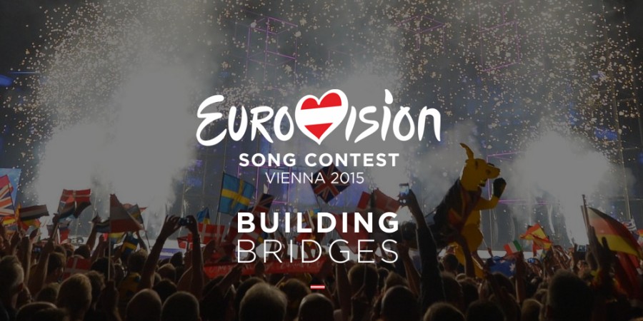 Eurovision 2015 Logo Building Bridges