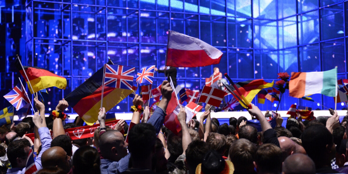 Flags at Eurovision Song Contest 2014