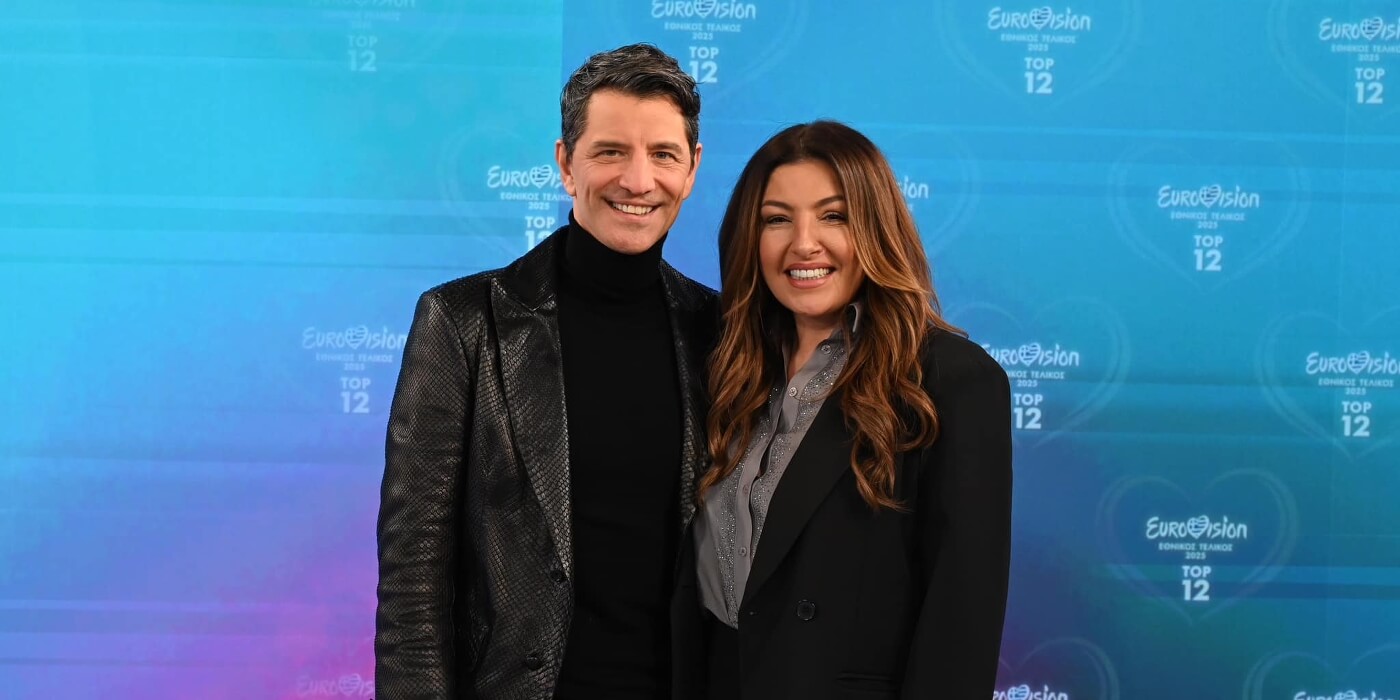 Greece Ethnikós Telikós 2025 Hosts: Sakis Rouvas, Helena Paparizou