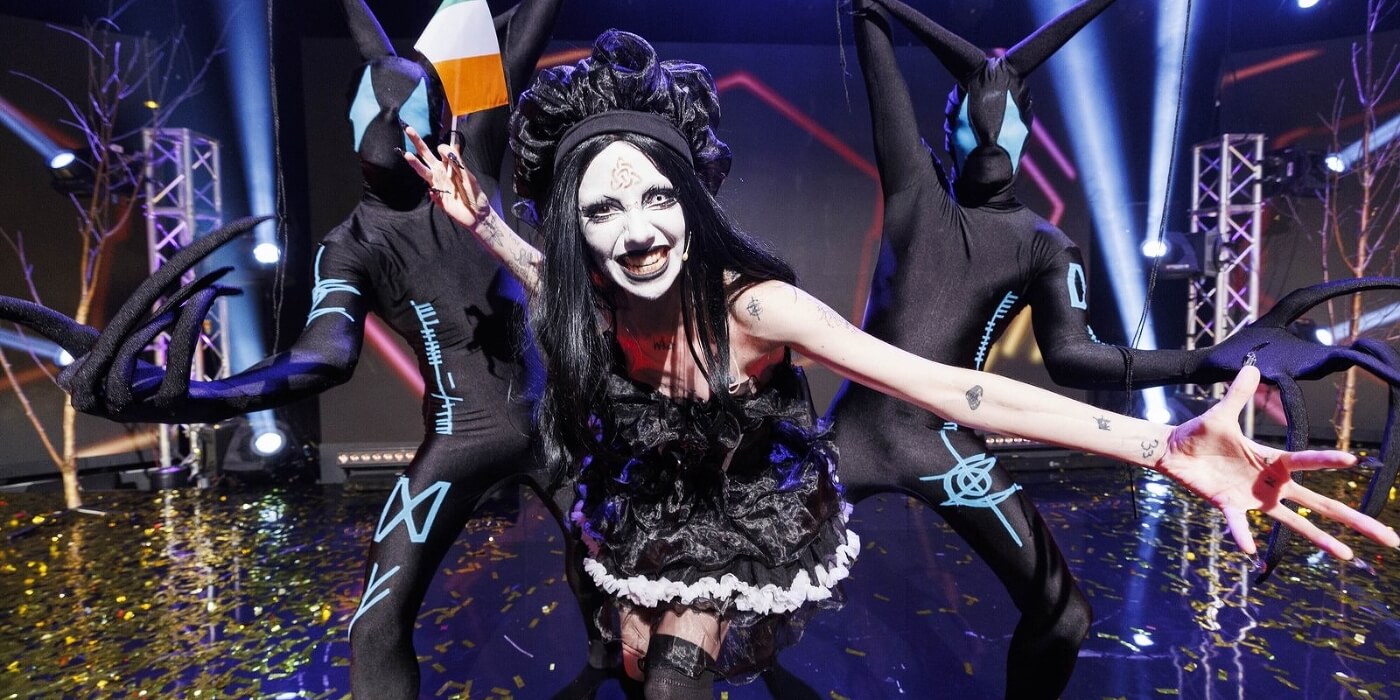 Ireland Bambie Thug wins Eurosong to Eurovision 2024 with "Doomsday