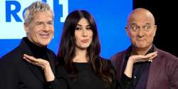 Italy Sanremo 2019: Claudio Baglioni, Virginia Raffaele, Claudio Bisio