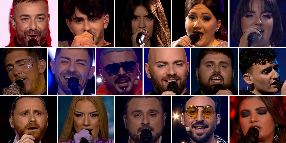 Malta Eurovision Song Contest 2023: Finalists