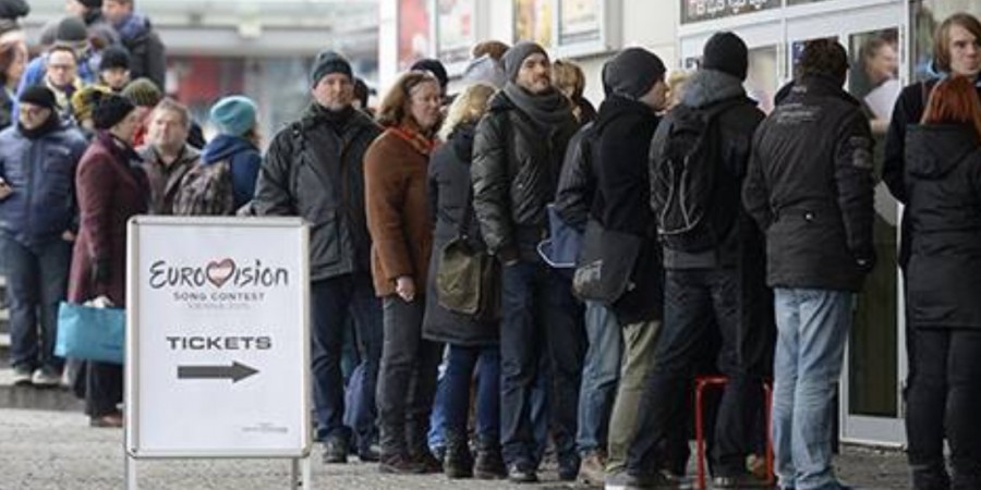 Queue for tickets in Vienna