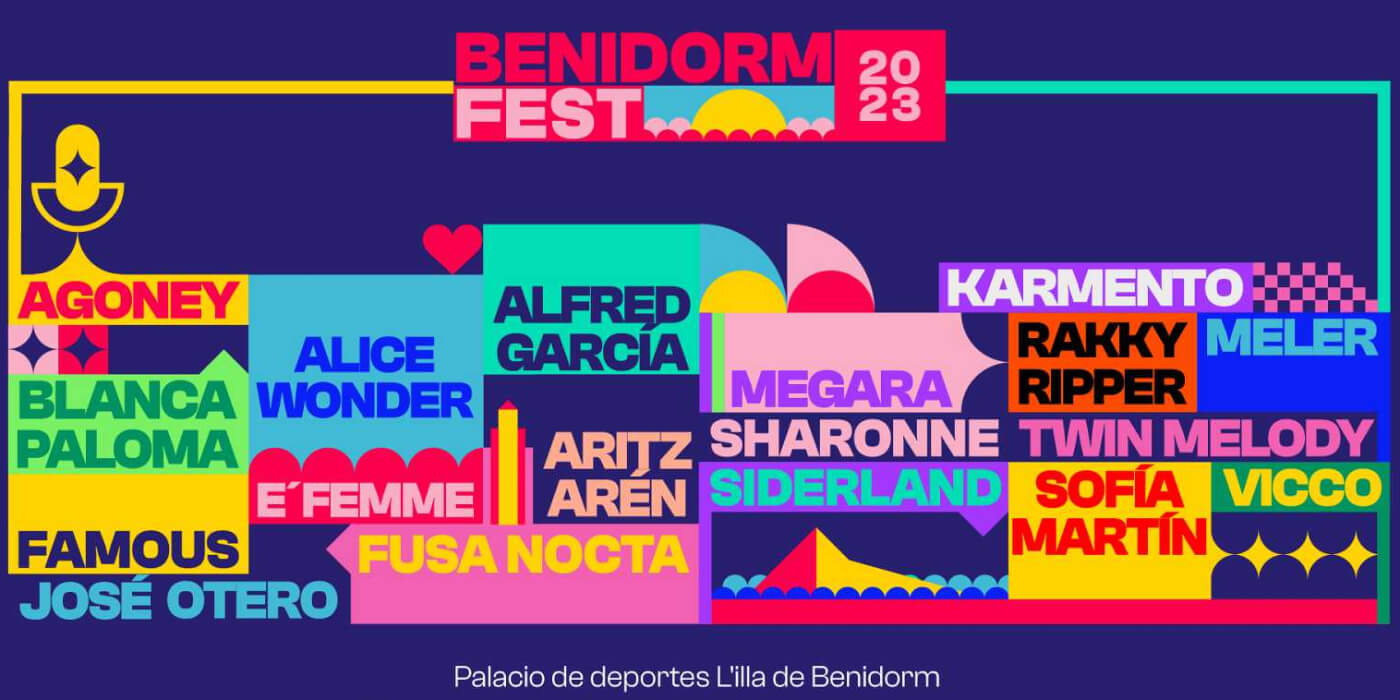 Ya están disponibles las canciones de Benidorm Fest 2023