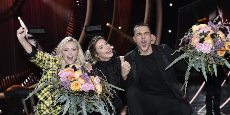 Sweden Melodifestivalen 2019: Hanna Ferm & LIAMOO and Malou Prytz