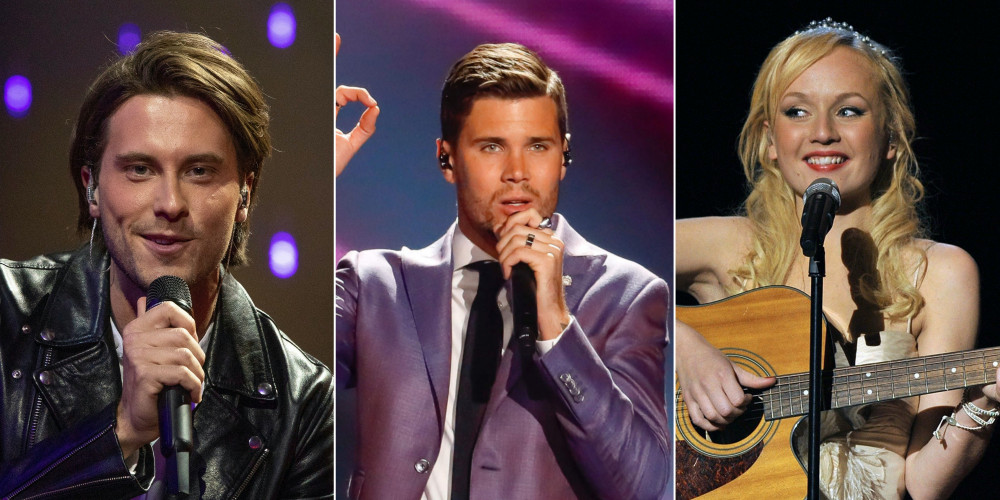 Sweden Melodifestivalen 2020: Victor Crone, Robin Bengtsson, Anna Bergendahl