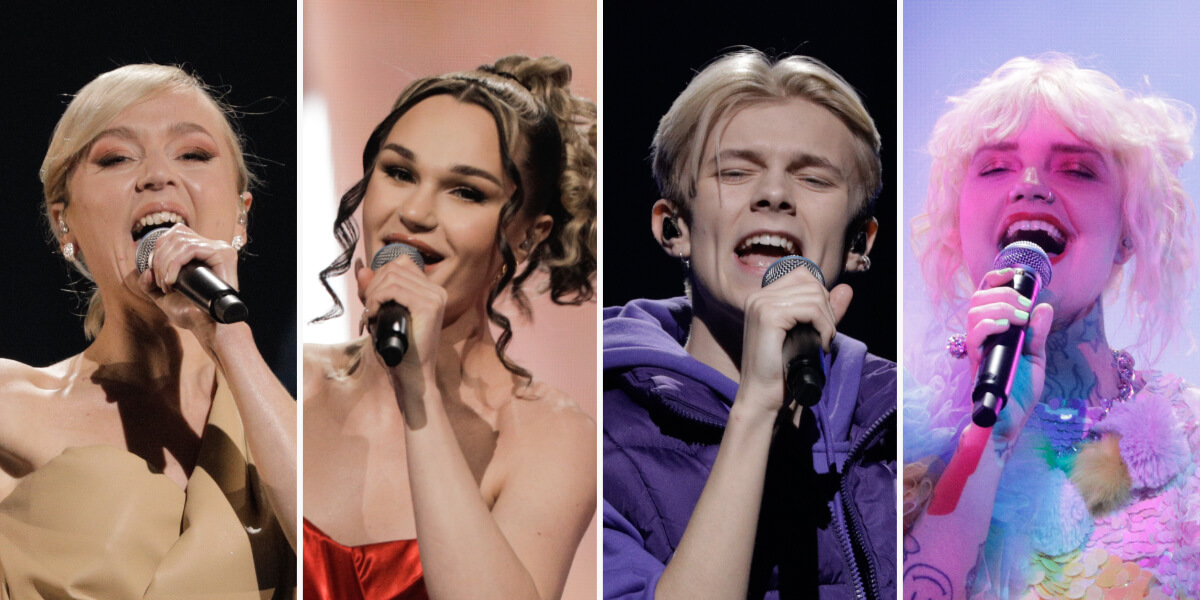 Sweden Melodifestivalen 2022: Bergendahl, Sekelius, Theoz and Cazzi Opeia