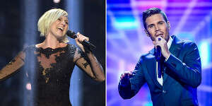 Sweden Melodifestivalen: Sanna Nielsen & Robin Bengtsson
