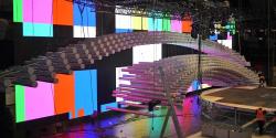 The LED screen is 26 meters wide The LED screen is 26 meters wide