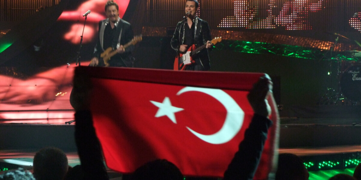 Turkey: Flag at Eurovision