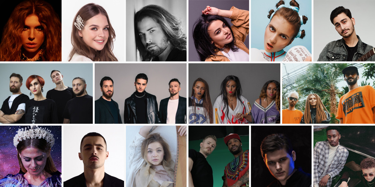 Ukraine Vidbir 2020 artists